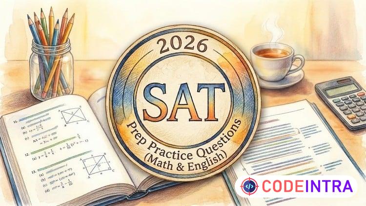2026 Digital SAT Prep Practice Questions Math and English course preview