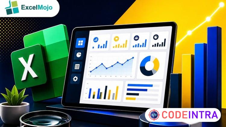 Build Interactive Excel Dashboards with Real Data & Projects course preview