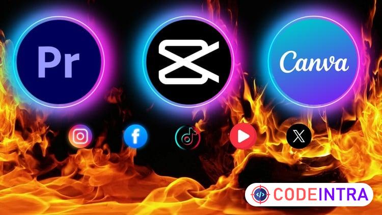 All In One Video Editing Master In CapCut Premiere Pro Canva preview