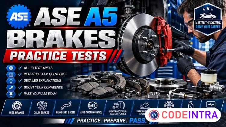 ASE A5 Brakes Practice Tests preview
