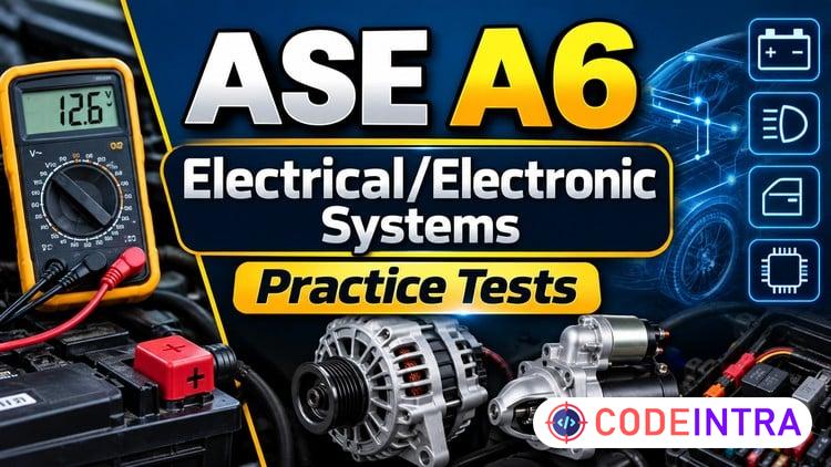 ASE A6 Electrical/Electronic Systems Practice Tests preview