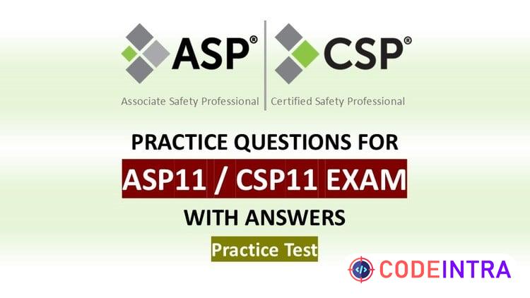 ASP 11 / CSP 11 Practice Test #2 preview