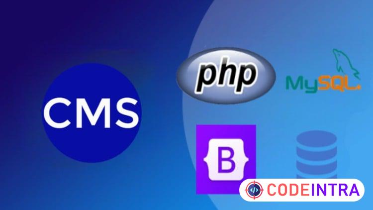 Build Complete CMS Blog in PHP MySQL Bootstrap & PDO preview