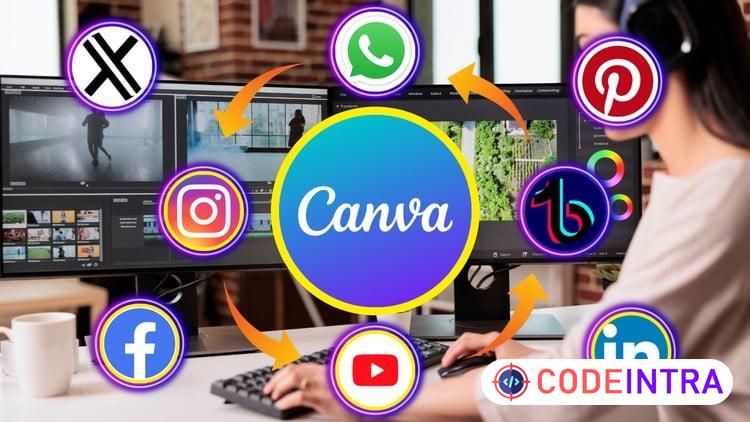 Canva Social Media Masterclass Graphic Design Video Editing preview