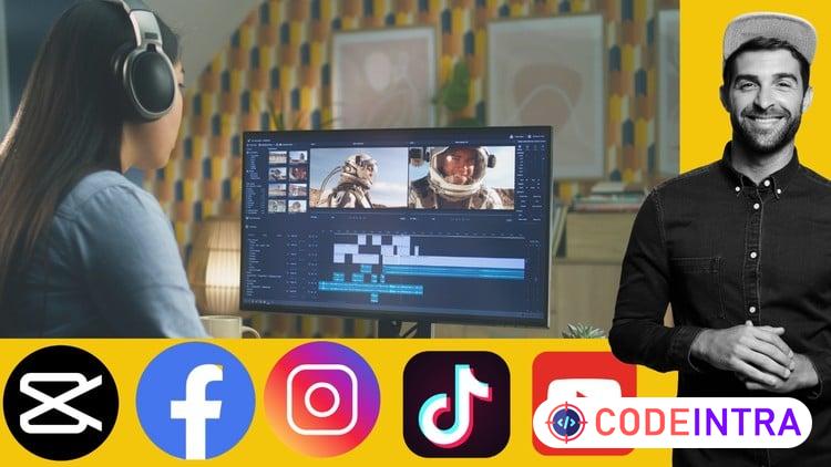 Capcut Video Editing for Social Media Reels Shorts Videos preview