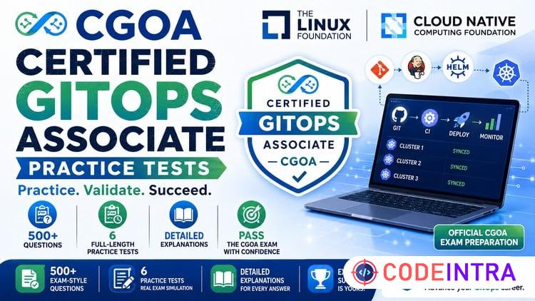 CGOA - Certified GitOps Associate Practice Exams [NEW 2026] course preview