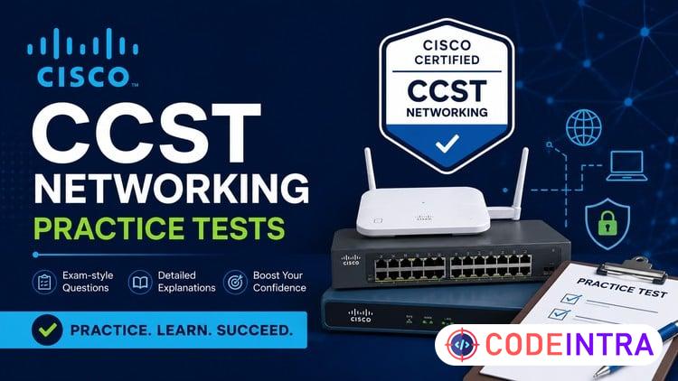 Cisco CCST Networking Practice Tests: 500+ Questions preview