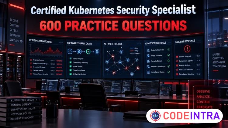 CKS Practice Exams: 600 Kubernetes Security Questions preview