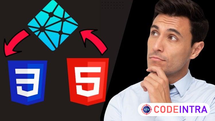 Responsive Portfolio Website With HTML CSS NETLIFY Project course preview