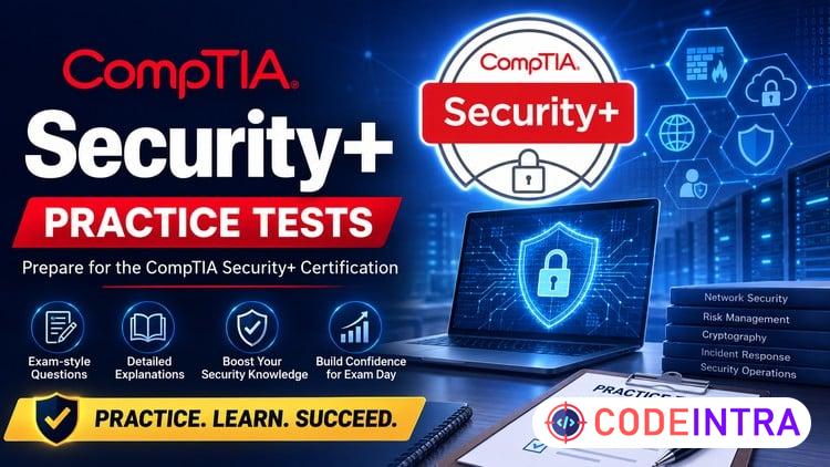 CompTIA Security+ Certification Practice Test 500+ Questions preview