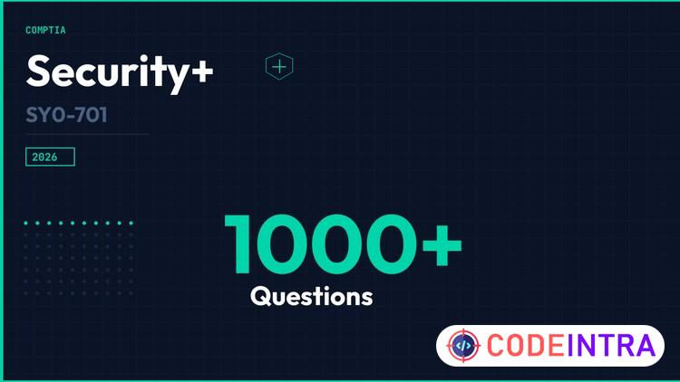 CompTIA Security+ (SY0-701) 1,000+ Practice Questions 2026 preview