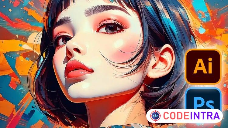 Photoshop and Illustrator 2 in 1 Master Course for Beginners preview