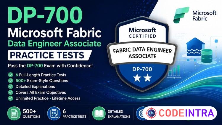 DP-700 Practice Tests: Fabric Data Engineer Assoc. July 2026 course preview
