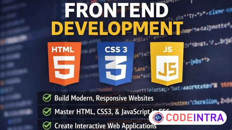 Modern Front End Development: HTML, CSS, JS(Beginner to Pro) preview