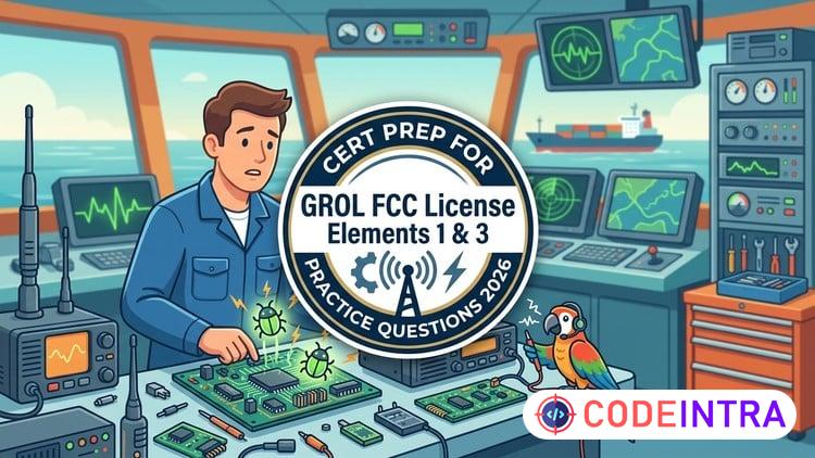 GROL FCC License Practice Test 2026: Elements 1 & 3 course preview