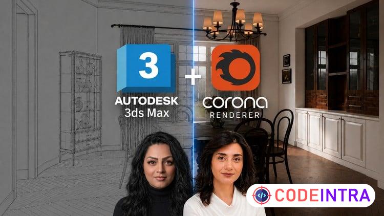 Interior Visualization with 3ds Max and Corona Renderer preview