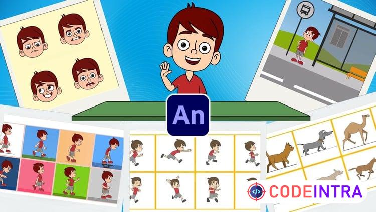 Master 2D Character Animation in Adobe Animate-Advance Level preview