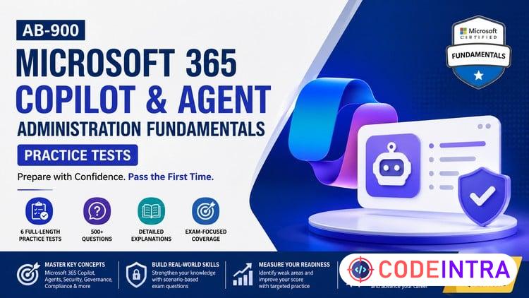 Microsoft 365 AB-900 Practice Tests | 500+ Questions preview