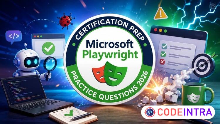Microsoft Playwright Practice Tests 2026 course preview