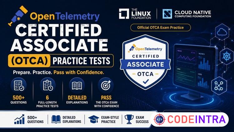 OpenTelemetry Certified Associate (OTCA) Practice Tests 2026 course preview