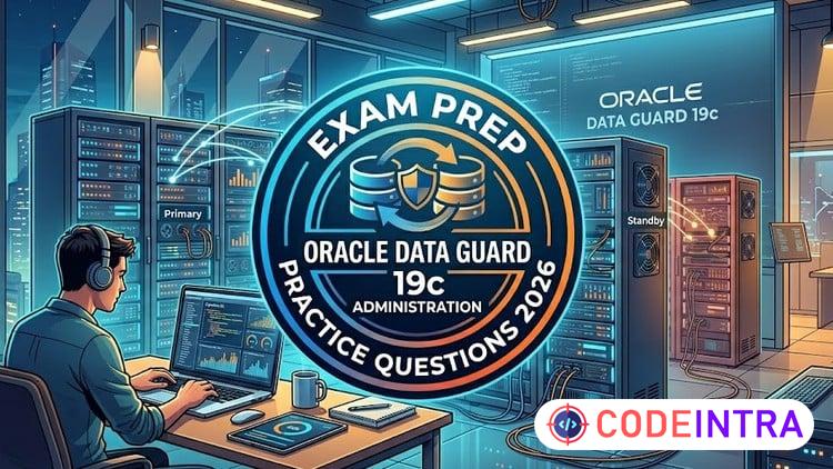 Oracle Data Guard 19c Administration Practice Test 2026 preview