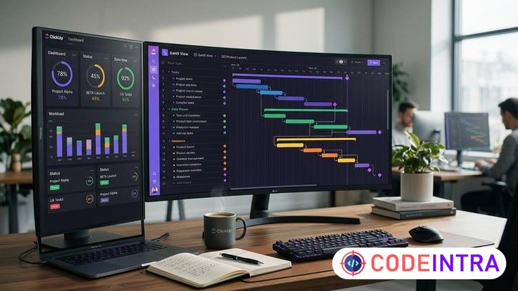 Project Management with Gantt Charts Using ClickUp preview