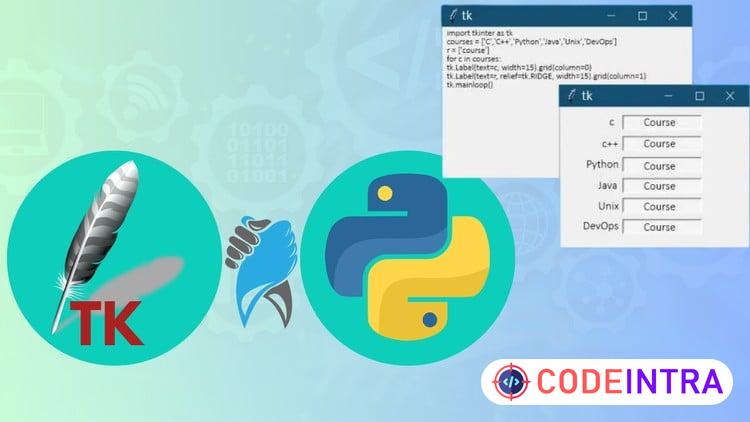 Python GUI Development with Tkinter: Build Pro Desktop Apps! course preview
