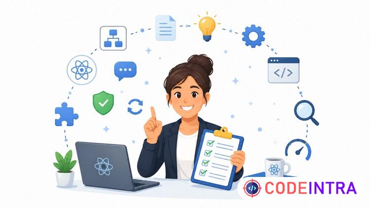 600+ React Interview Questions Practice Test preview