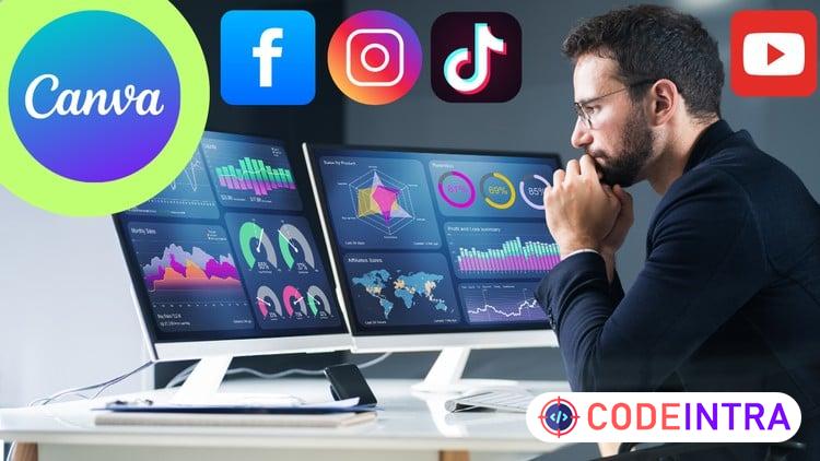 Social Media Graphics Design and Video Editing in Canva preview
