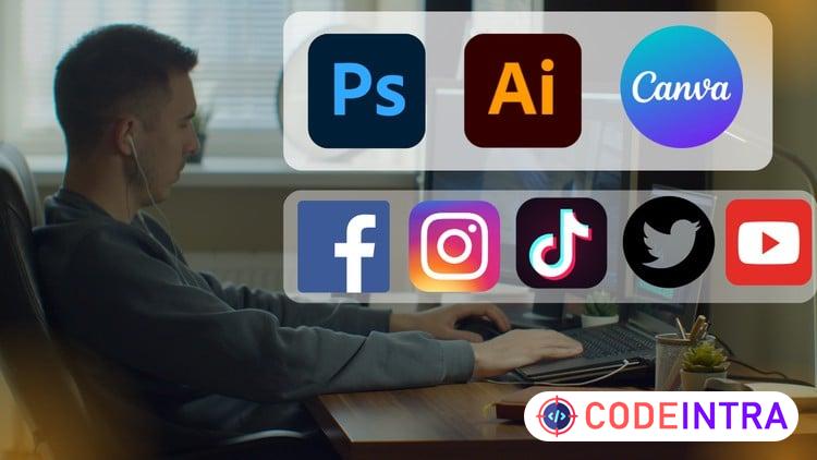 Social Media Graphics Design Masterclass with Adobe & Canva preview