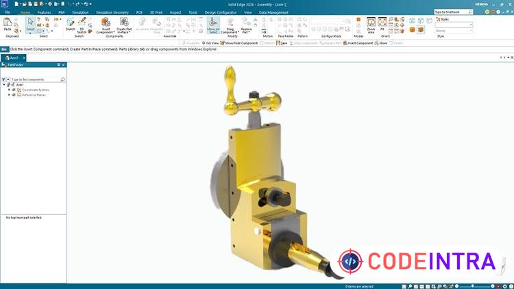 Solid Edge 2026: 3D CAD with Tutorials, Exercises & Projects preview