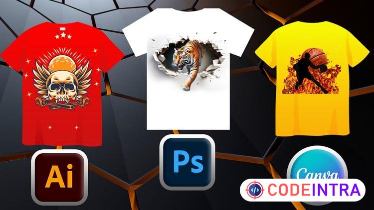 T-Shirt Design Bootcamp: Photoshop, Illustrator & Canva preview