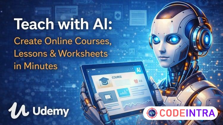 Teach with AI: Create Online Courses, Lessons & Worksheets course preview