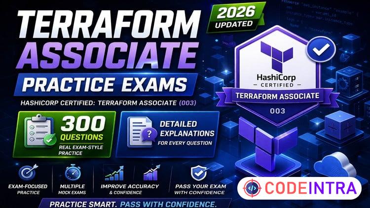 Terraform Associate Exam Prep: Practice Tests 2026 preview
