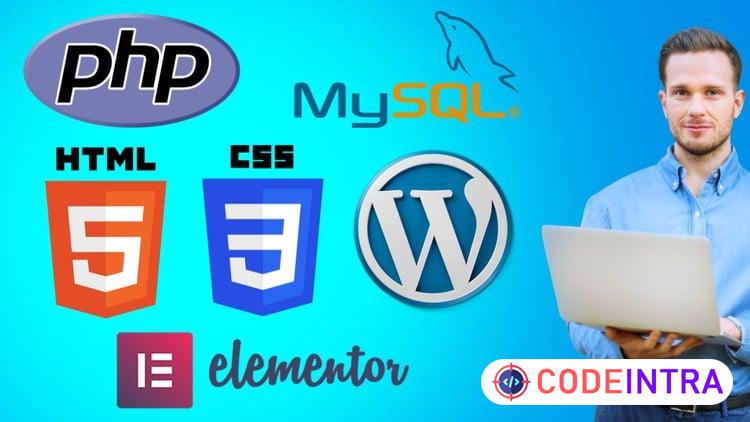 Web Development Bootcamp with HTML CSS PHP MySQL Wordpress course preview