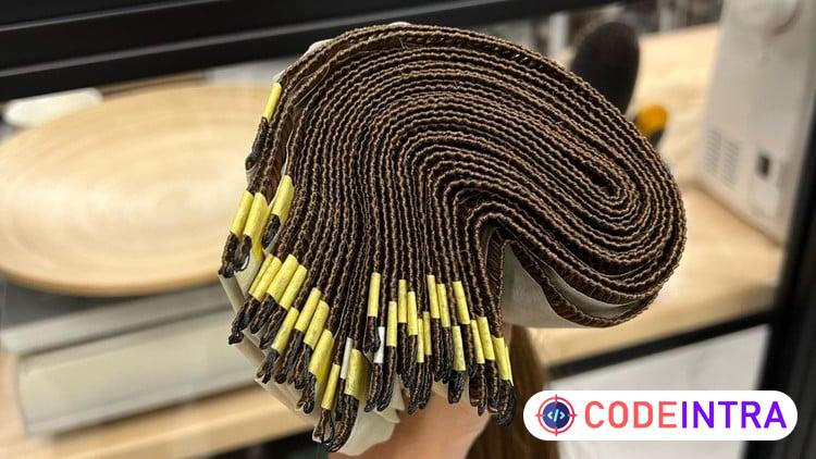 Weft extensions on micro rings preview